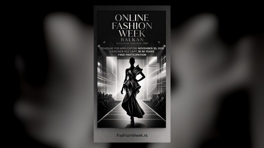 Online Fashion Week Balkan, poziv mladim modnim dizajnerima
